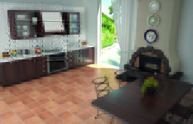 Antichi Amori Porcelain Tiles produced by EnergieKer, Style provence, Terracotta effect