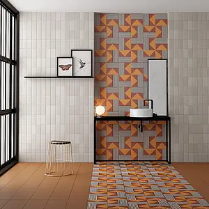 Background tile, Effect unicolor, Color brown, Glazed porcelain stoneware, 20x20 cm, Finish antislip
