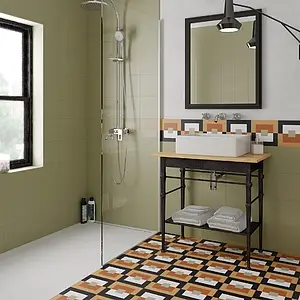 Unicolor,Badezimmer,Grüne