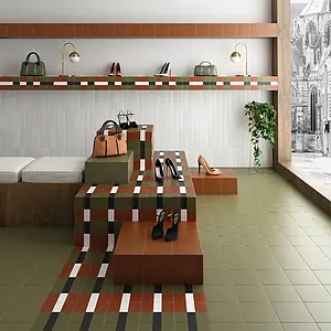 Background tile, Effect unicolor, Color brown, Glazed porcelain stoneware, 20x20 cm, Finish antislip