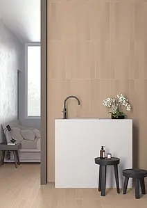 Background tile, Effect other stones, Color brown, Glazed porcelain stoneware, 7.5x60 cm, Finish matte