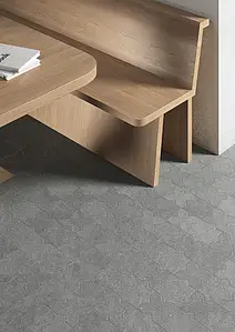 Background tile, Effect other stones, Color grey, Glazed porcelain stoneware, 12x12 cm, Finish antislip