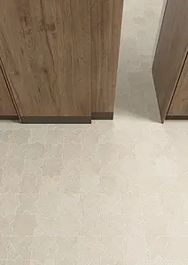 Background tile, Effect other stones, Color beige, Glazed porcelain stoneware, 12x12 cm, Finish antislip