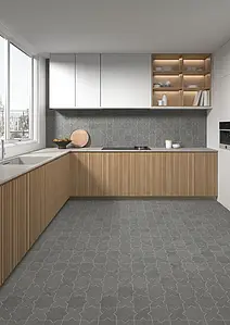 Background tile, Effect other stones, Color grey, Glazed porcelain stoneware, 12x12 cm, Finish antislip