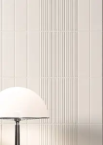 Background tile, Effect unicolor, Color beige, Ceramics, 6x24.6 cm, Finish matte