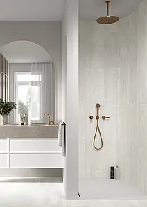 Background tile, Effect other marbles, Color white, Glazed porcelain stoneware, 7.5x60 cm, Finish antislip
