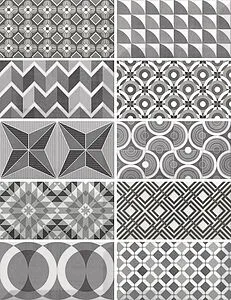Equipe Ceramicas, Metro, 21396_MetroPatchworkB&W_EQ-10D