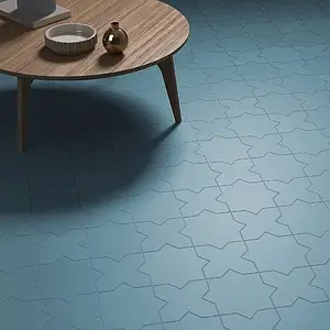 Background tile, Effect unicolor, Color navy blue, Glazed porcelain stoneware, 12x12 cm, Finish matte