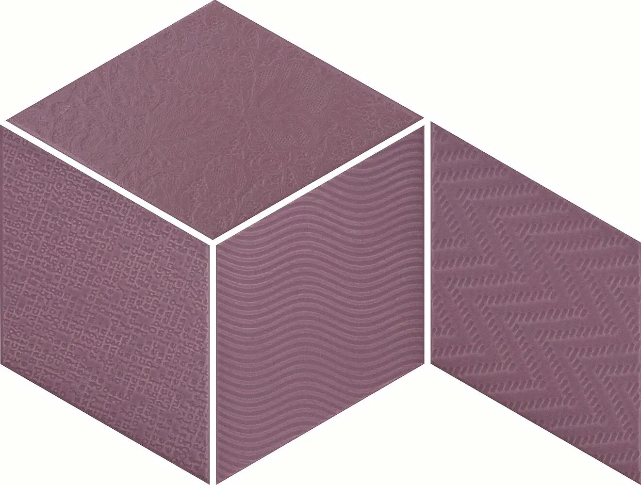 Equipe Ceramicas, Rhombus, 21313_Rhombus Violet