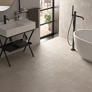Basistegels, Effect andere soorten steen, Kleur beige, Geglazuurde porseleinen steengoed, 10x10 cm, Oppervlak antislip