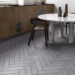 Background tile, Color grey, Glazed porcelain stoneware, 9.2x36.8 cm, Finish matte