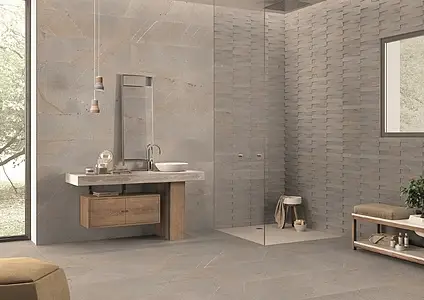Background tile, Effect stone,granite, Color grey, Unglazed porcelain stoneware, 60x120 cm, Finish antislip