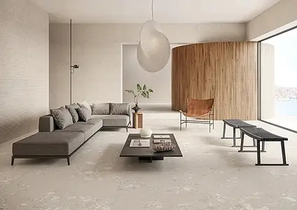 Background tile, Effect other stones, Color grey, Unglazed porcelain stoneware, 60x120 cm, Finish antislip