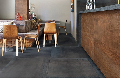 Metal Style Porcelain Tiles produced by Ergon, Metal effect