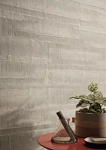 Bakgrundskakel, Textur harts,betong, Färg brun, Oglaserad granitkeramik, 60x120 cm, Yta halksäker