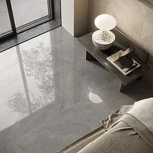 Background tile, Effect other stones, Color grey, Glazed porcelain stoneware, 60x119.8 cm, Finish polished