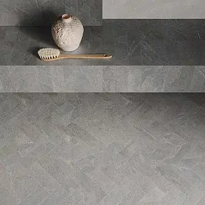 Background tile, Effect other stones, Color grey, Glazed porcelain stoneware, 10x30 cm, Finish Honed