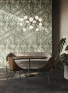 Background tile, Color green, Glazed porcelain stoneware, 60x119.8 cm, Finish matte