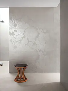 Arredondado, Cor branco, Cerâmica, 1x80 cm, Superfície mate