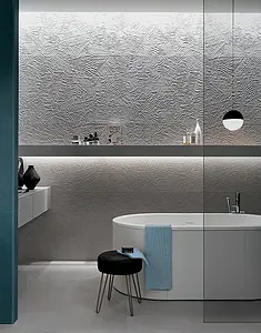 Background tile, Color grey, Style patchwork, Ceramics, 80x160 cm, Finish matte