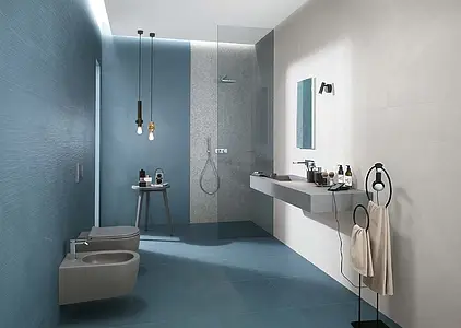 Unicolor,Badezimmer,Blaue