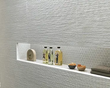 Mosaik, Farbe weiße, Keramik, 29.5x32.5 cm, Oberfläche matte