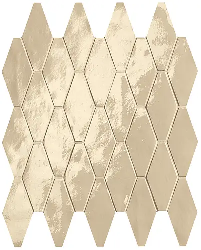 FAP Ceramiche, Glim, fRW7_GlimBeigeRombiMosaicoBrillante