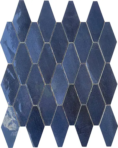 FAP Ceramiche, Glim, fRW8_GlimBluNavyRombiMosaicoBrillante