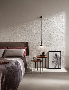 Background tile, Color white, Style handmade, Ceramics, 50x120 cm, Finish matte