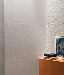 Coprispigolo, Colore bianco, Ceramica, 1x50 cm, Superficie opaca