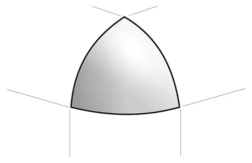 FAP Ceramiche, Lumina Sand Art, fPLB_Lum50WhiteGlossAeSpigolo