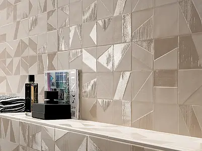 Mosaic effect tiles, Ceramics, 25x75 cm, Surface Finish matte