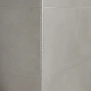 Background tile, Effect unicolor, Color grey, Ceramics, 25x75 cm, Finish matte