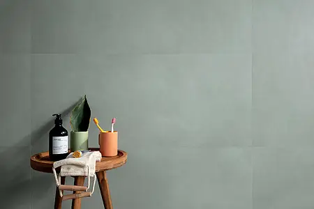 Background tile, Effect unicolor, Color green, Ceramics, 50x120 cm, Finish matte