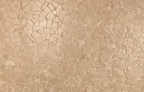 Mosaïque, Effet pierre,autres types de marbre, Teinte beige, Grès cérame non-émaillé, 30x30 cm, Surface polie