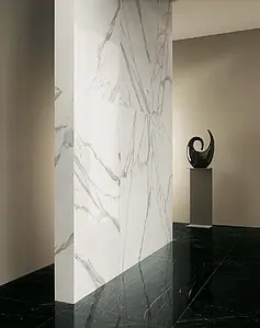 Background tile, Unglazed porcelain stoneware, 80x160 cm, Surface Finish glossy