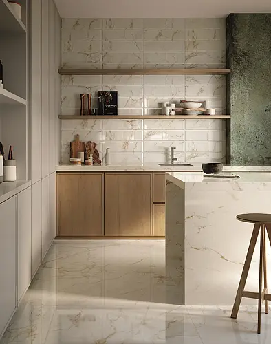 PIASTRELLE BAGNO CREMA CARAMELLO BEIGE CUCINA 20X50 30X30 MOSAICO PAVIMENTO