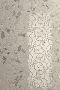 Effekt sten, Farve hvid, Mosaik flise, Keramik, 29x31.9 cm, Overflade blank
