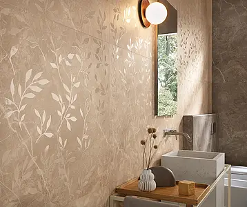 Background tile, Effect stone, Color beige, Ceramics, 80x160 cm, Finish matte