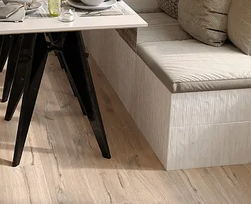 Mosaic tile, Color white, Glazed porcelain stoneware, 24x30.5 cm, Finish matte