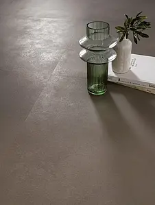 Background tile, Effect terracotta, Color grey, Unglazed porcelain stoneware, 80x80 cm, Finish Honed