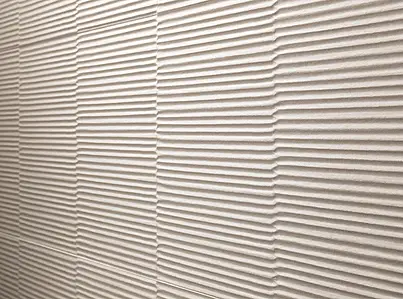 Background tile, Effect terracotta, Color white, Ceramics, 30.5x91.5 cm, Finish matte