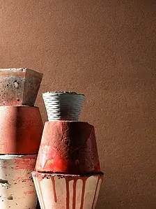 Azulejo base, Efecto terracotta, Color marrón,naranja, Cerámica, 30.5x91.5 cm, Acabado mate