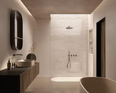 Background tile, Effect unicolor, Color grey, Ceramics, 50x120 cm, Finish matte