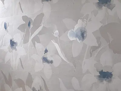 Bakgrundskakel, Textur betong, Färg grå,himmelsblå, Stil hanverksmässig, Kakel, 50x120 cm, Yta matt