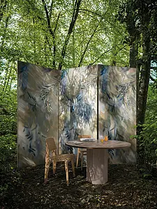 Background tile, Color multicolor, Style handmade, Unglazed porcelain stoneware, 120x278 cm, Finish matte