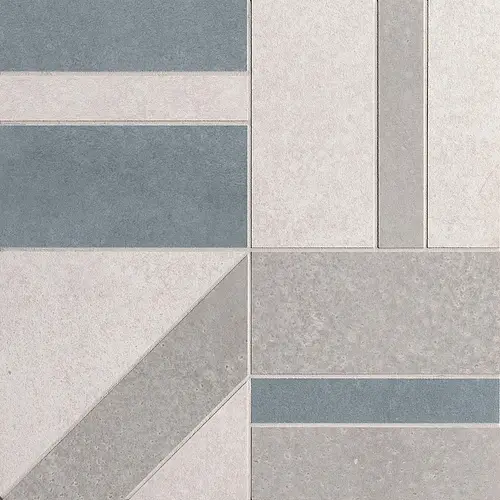 FAP Ceramiche, Ylico, fRDD_YlicoGreyLightLagoonDecoMosaico