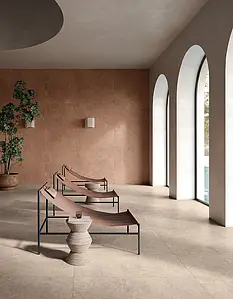 Background tile, Effect other stones, Color brown, Unglazed porcelain stoneware, 120x280 cm, Finish antislip