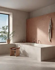 Background tile, Effect other stones, Color beige, Unglazed porcelain stoneware, 120x280 cm, Finish antislip