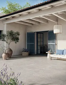 Background tile, Effect other stones, Color grey, Unglazed porcelain stoneware, 60x120 cm, Finish antislip